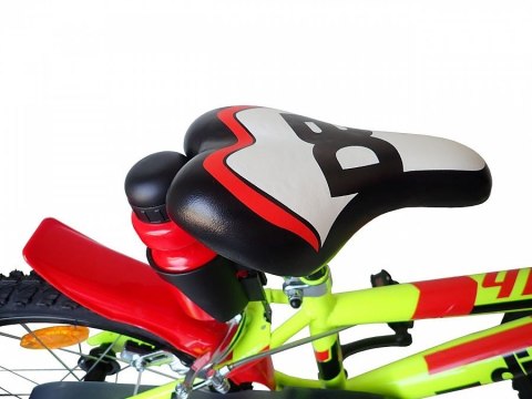 Kubisport Rowerek Dziecięcy 16 Cali Żółty Kółka Boczne Wolnobieg Dino Bikes