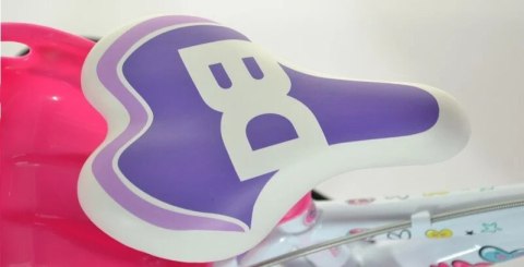 Kubisport Rowerek Rower Dziecięcy dla Dziewczynki Barbie z Bocznymi Kółkami DINO 14"