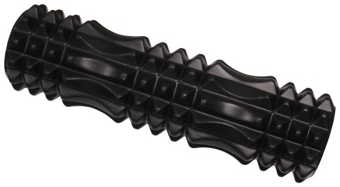 Kubisport Wałek do Masażu Masujący Masażer Czarny z Wypustami Roller KUBISPORT 45 cm