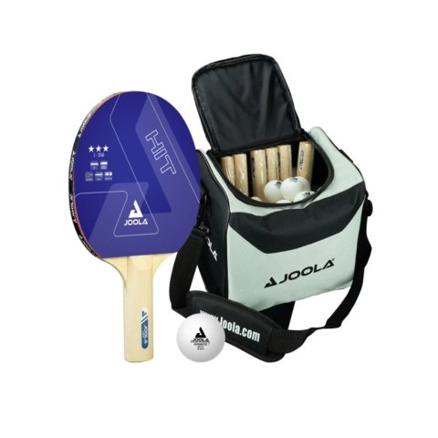 Master Zestaw Do Ping Ponga JOOLA Hit 14 Rakietek 30 Piłek Torba Szkolny