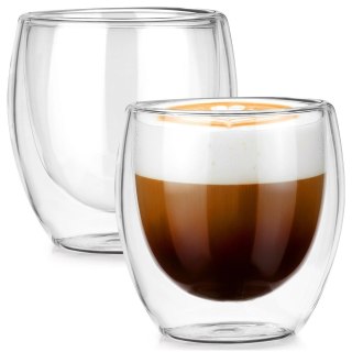 Orion Szklanki termiczne z podwójną ścianką do kawy i herbaty 250 ml 2 szt.