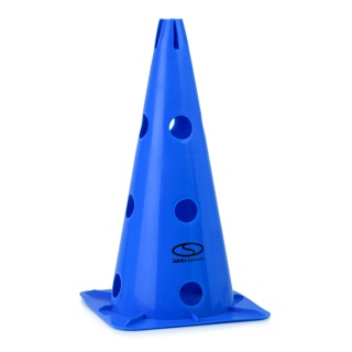 Pachołek treningowy 1 szt. - 38 cm niebieski / PT1-38H-B