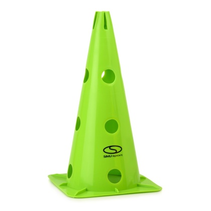 Pachołek treningowy 1 szt. - 38 cm zielony / PT1-38H-G