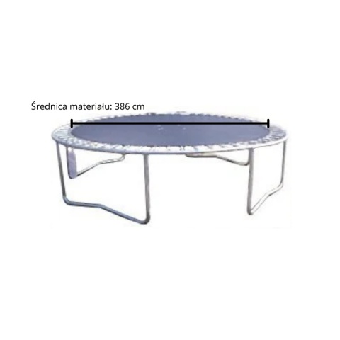 SPARTAN GmbH Wymienna Mata Czarna Do Trampoliny o śr. 457 cm Spartan