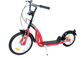 SPARTAN GmbH Hulajnoga Pompowana SPARTAN Scooter 16/12 Cal Czerwona do 100kg