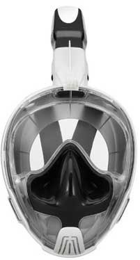 SPARTAN GmbH Maska Pełnotwarzowa Do Nurkowania Snorkeling 180 Uchwyt Na Kamerę