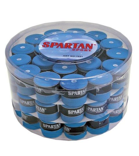 SPARTAN GmbH Owijki Do Rakiety Tenisowej SPARTAN Soft Grip Niebieskie 30 Sztuk 0.75mm