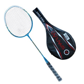 SPARTAN GmbH Rakietka Paletka do Badmintona z Pokrowcem Zestaw SPARTAN Lekka Rekreacyjna
