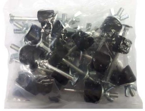 SPARTAN GmbH Śruby Śrubki Mocujące do Słupków Siatki Trampoliny SPARTAN 12-15 FT Zestaw