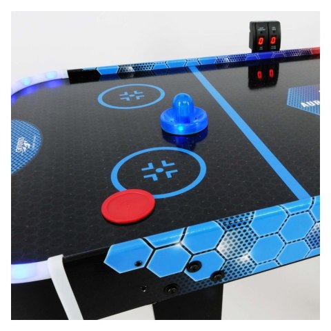 SPARTAN GmbH Stół Air Hockey Cymbergaj LED Aurora-XT 4ft Gry Dzieci Podświetlenie