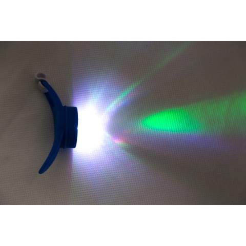 Światełko rowerowe LED wielokolorowe na silikonowym pasku