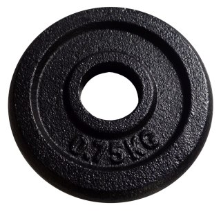 Kubisport Ciężar Obciążenie Żeliwne Talerz do Gryfu Hantli KUBISPORT 0,75kg - 25mm