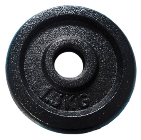 Kubisport Ciężar Obciążenie Żeliwne Talerz do Gryfu Hantli KUBISPORT 1,5kg - 25mm