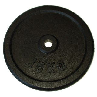 Kubisport Ciężar Obciążenie Żeliwne Talerz do Gryfu Hantli KUBISPORT 15kg - 25mm