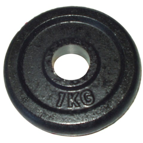 Kubisport Ciężar Obciążenie Żeliwne Talerz do Gryfu Hantli KUBISPORT 1kg - 30mm