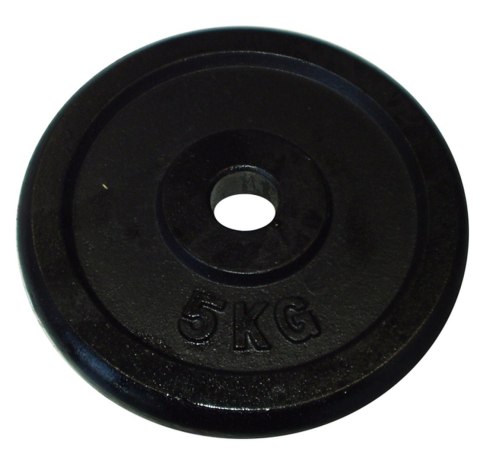 Kubisport Ciężar Obciążenie Żeliwne Talerz do Gryfu Hantli KUBISPORT 5kg - 30mm