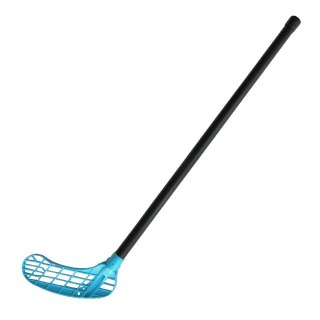 Kubisport Kij do Unihokeja Floorballa Lewy Niebieski Solidny KUBISPORT Master 95 cm