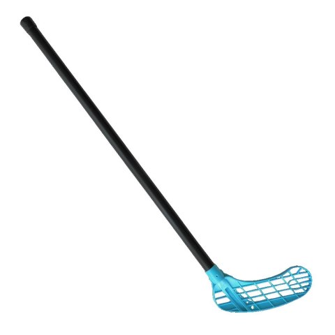 Kubisport Kij do Unihokeja Floorballa Prawy Niebieski Solidny KUBISPORT Master 95 cm