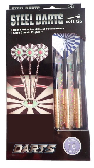 Kubisport Lotki Rzutki do Darta Elektronicznego Soft Dart Miękkie KUBISPORT 16 g