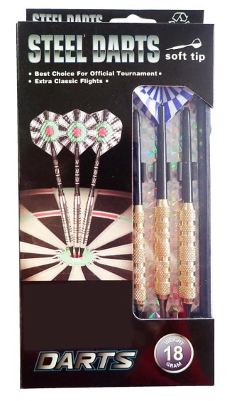 Kubisport Lotki Rzutki do Darta Elektronicznego Soft Dart Miękkie KUBISPORT 18g