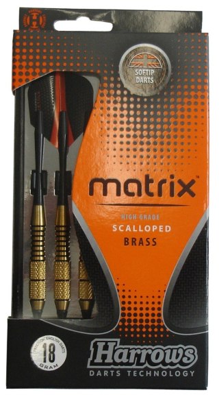Kubisport Lotki Rzutki do Darta Elektronicznego Solidne HARROWS SOFT MATRIX 14 g
