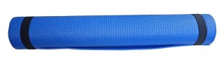 Kubisport Mata Gimnastyczna do Ćwiczeń Jogi Pilatesu Niebieska KUBISPORT 173x61x0,4cm