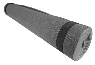 Kubisport Mata Gimnastyczna do Ćwiczeń Jogi Pilatesu Szara KUBISPORT 173x61x0,4cm