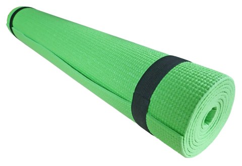 Kubisport Mata Gimnastyczna do Ćwiczeń Jogi Pilatesu Zielona KUBISPORT 173x61x0,4 cm