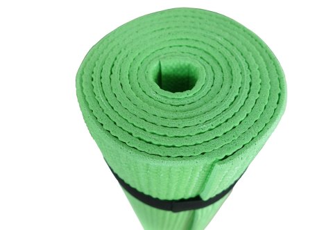 Kubisport Mata Gimnastyczna do Ćwiczeń Jogi Pilatesu Zielona KUBISPORT 173x61x0,4 cm