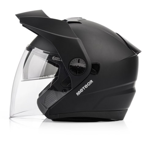 Kask motocyklowy Meteor Hekato M 57-58 cm czarny