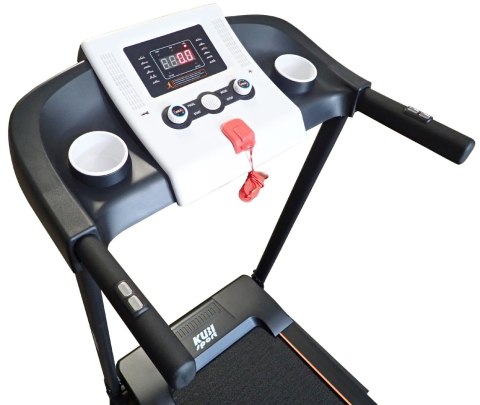Kubisport Bieżnia z Nachyleniem Wyświetlaczem Bluetooth Składana KS FITNESS 155x71 cm