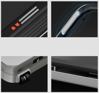 Kubisport Bieżnia z Nachyleniem Wyświetlaczem Bluetooth Składana KS FITNESS 160x77cm