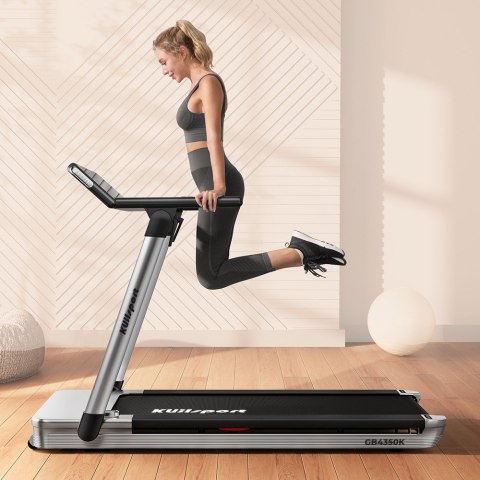 Kubisport Bieżnia z Nachyleniem Wyświetlaczem Bluetooth Składana KS FITNESS 160x77cm