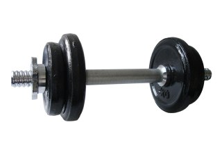 Kubisport Hantla Hantel Sztanga Jednoręczna Chromowana Zestaw KUBISPORT 8,5 kg - 30mm