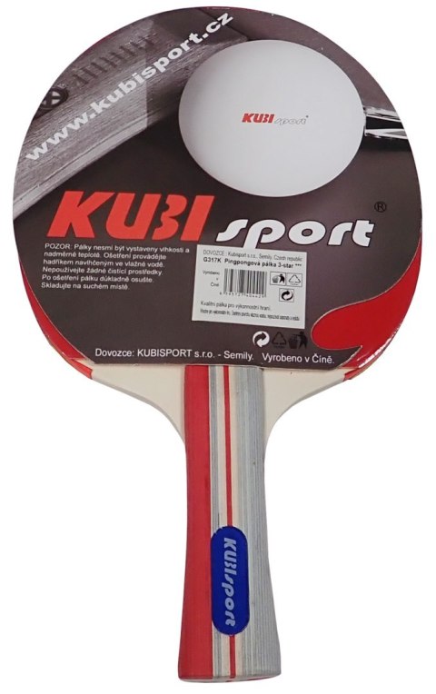 Kubisport Rakietka Paletka do Tenisa Stołowego Ping Ponga KUBISPORT 3-Gwiazdkowa