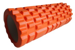 Kubisport Roller Wałek do Masażu Masażer Pomarańczowy z Wypustkami KUBISPORT 33x14cm 