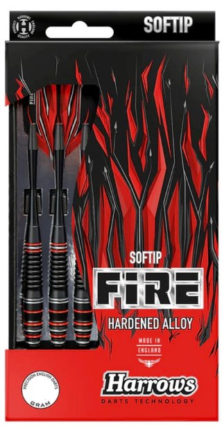 Kubisport Rzutki Lotki Soft Dart Elektroniczny HARROWS FIRE HIGH GRADE ALLOY 20g