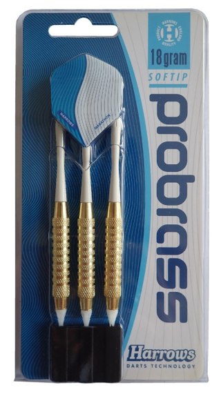 Kubisport Rzutki Lotki Soft Tip do Darta Elektronicznego HARROWS SOFT PRO BRASS 18g