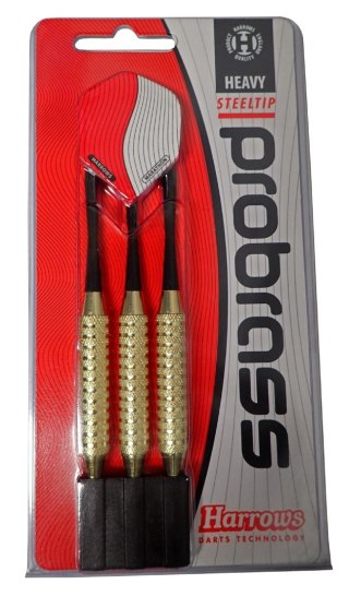 Kubisport Rzutki Lotki do Darta Stalowe Sizalowe HARROWS STEEL PROBRASS HEAVY 3 szt.