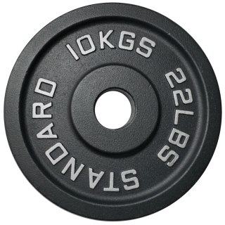 Kubisport Talerz Ciężar Obciążenie Olimpijskie Żeliwne Solidne KUBISPORT 10 kg 50 mm