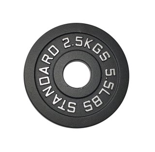 Kubisport Talerz Ciężar Obciążenie Olimpijskie Żeliwne Solidne KUBISPORT 2,5 kg 50mm