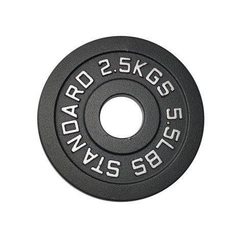 Kubisport Talerz Ciężar Obciążenie Olimpijskie Żeliwne Solidne KUBISPORT 2,5 kg 50mm