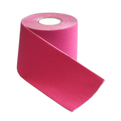 Kubisport Tejpy Tape Taśma Kinezjologiczna Kinesiotaping Różowa KUBISPORT 5x5 m