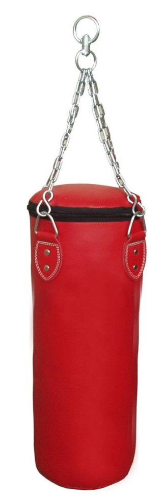 Kubisport Worek Bokserski Treningowy do Boksowania Boksu Czerwony KUBISPORT 90 cm