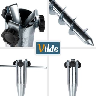 Orion Stojak Podstawa do Parasola Ogrodowego Wkręcany Metalowy 56 cm VILDE