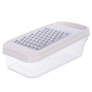 Grupa Orion Sp. z o.o. Tarka Kuchenna Stalowa z Pojemnikiem 3w1 do Warzyw Sera ORION 24x11 cm