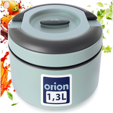 Grupa Orion Sp. z o.o. Termos Obiadowy na Zupę Żywność Lunchbox Stalowy Miętowy 1,3 L ORION