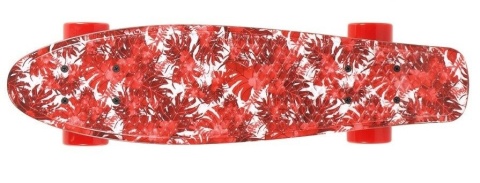Deskorolka Fiszka Red Jungle 22"
