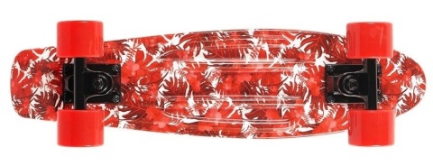Deskorolka Fiszka Red Jungle 22"