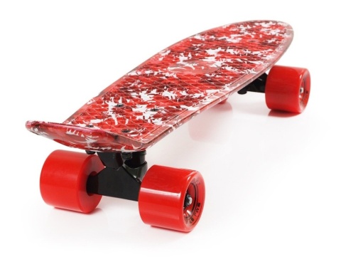 Deskorolka Fiszka Red Jungle 22"